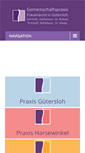 Mobile Screenshot of gemeinschaftspraxis-frauenaerzte.de